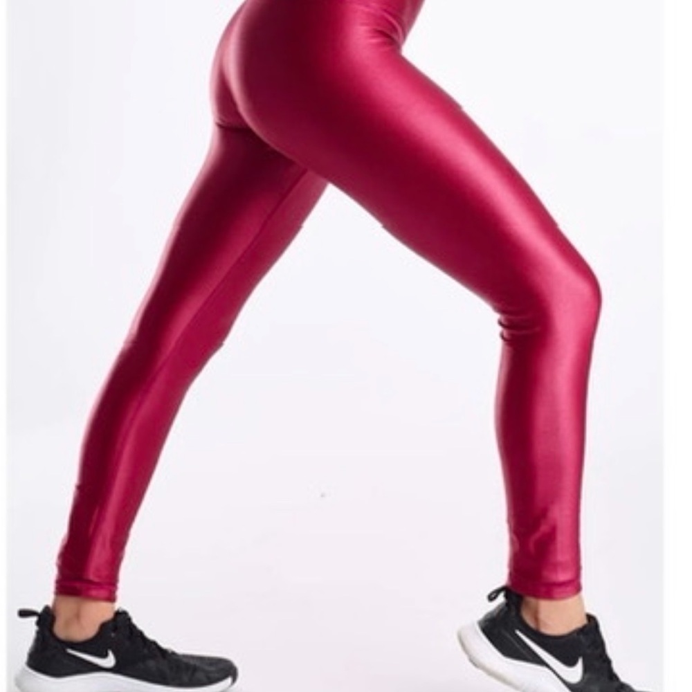 DYI Red Performance Leggings High-Waisted Stretch